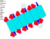 Paper Model of Trigonal Hexagonal Scalenohedral Form (-3 2/m)