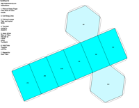 Paper Model of Hexagonal Form
